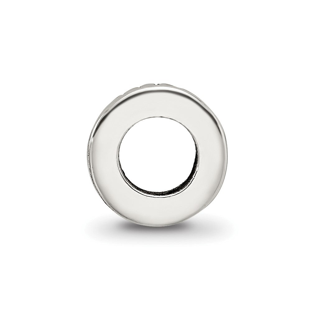 Sterlingsilber Reflections Notched Spacer Perle