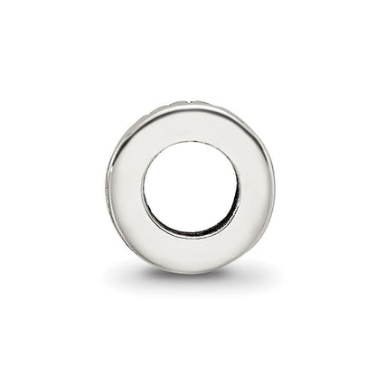 Sterlingsilber Reflections Notched Spacer Perle