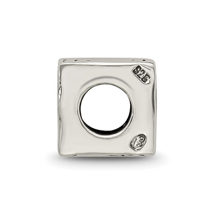 Sterlingsilber Reflections Keltisch Block Perle