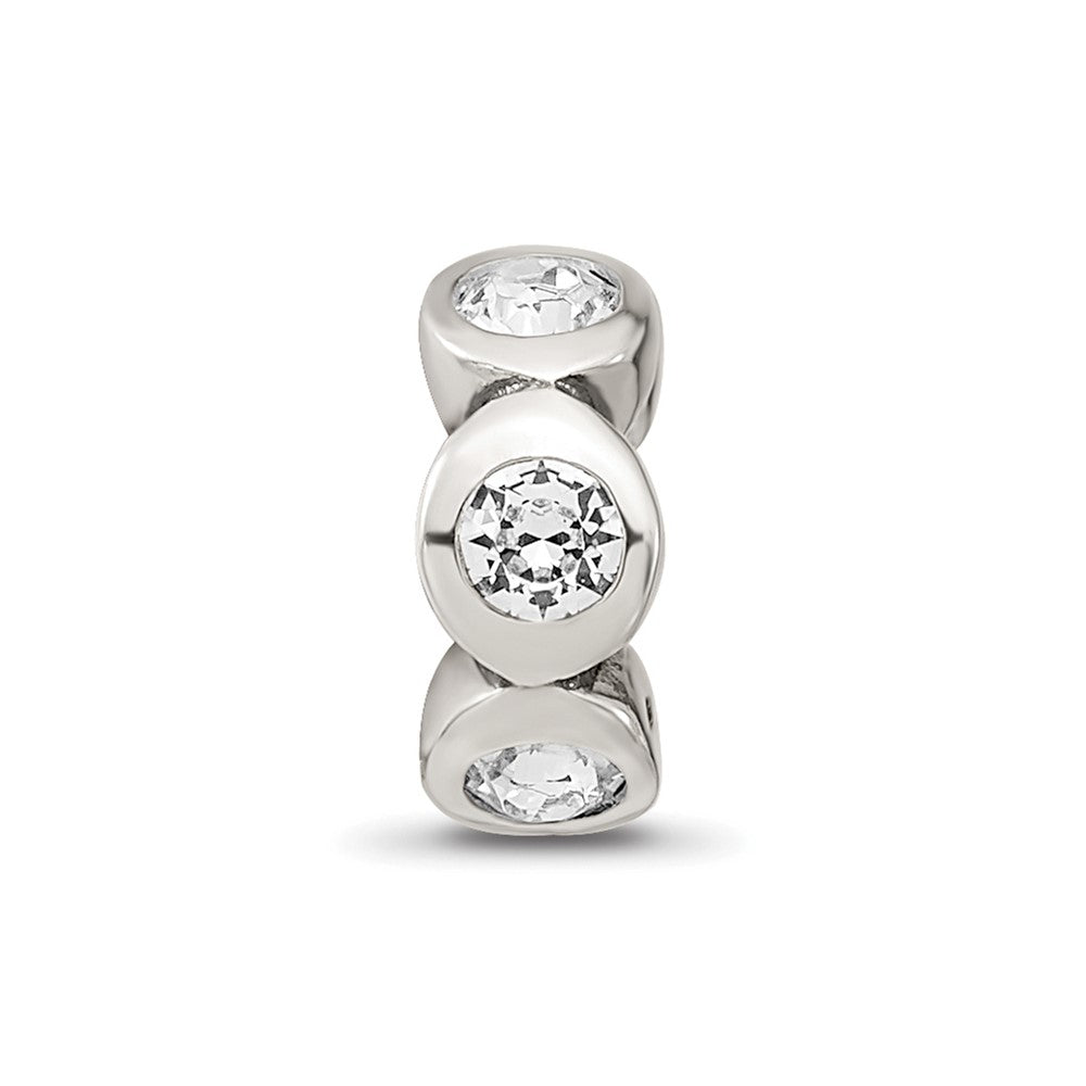 Sterlingsilber Reflections April Preciosa Kristall Geburtsstein Perle