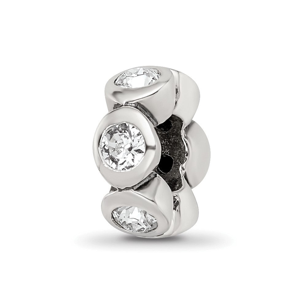 Sterlingsilber Reflections April Preciosa Kristall Geburtsstein Perle