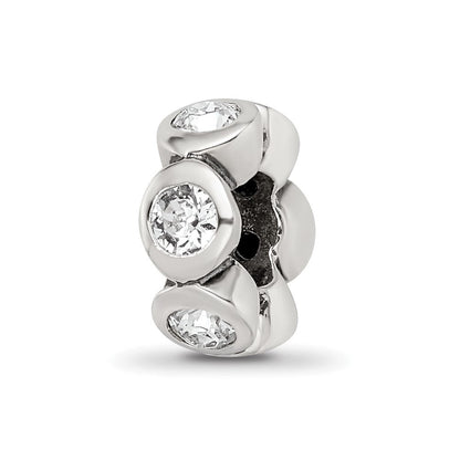 Sterlingsilber Reflections April Preciosa Kristall Geburtsstein Perle