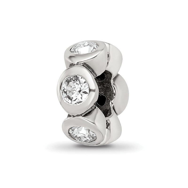 Sterlingsilber Reflections April Preciosa Kristall Geburtsstein Perle