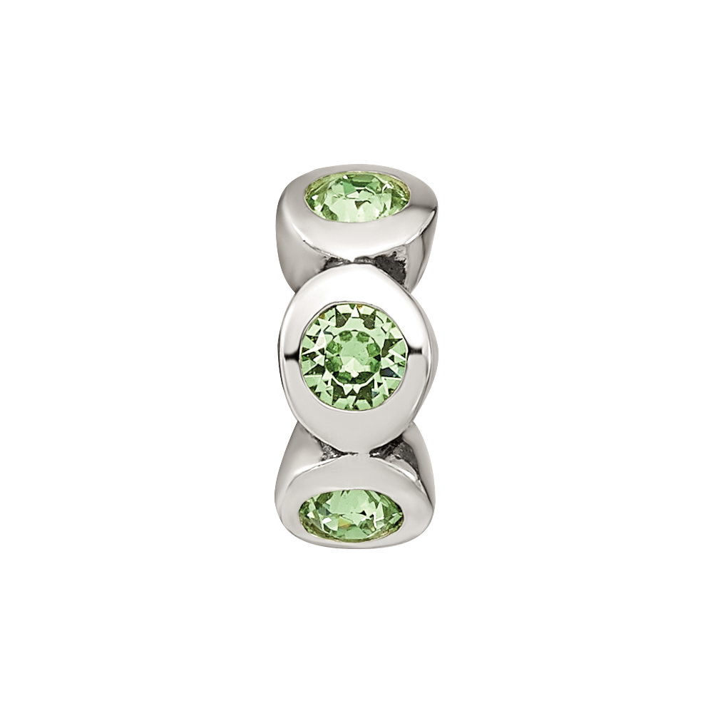 Sterlingsilber Reflections August Preciosa Kristall Geburtsstein Perle