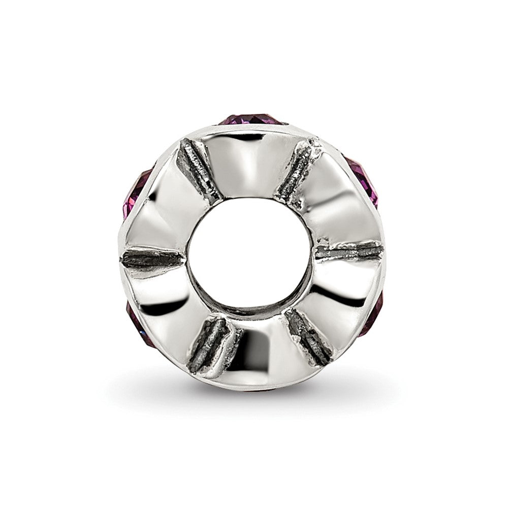 Sterlingsilber Reflections Feb Preciosa Kristall Geburtsstein Perle