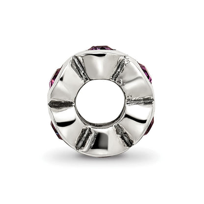 Sterlingsilber Reflections Feb Preciosa Kristall Geburtsstein Perle