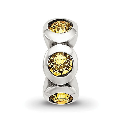 Sterlingsilber Reflections Nov Preciosa Kristall Geburtsstein Perle