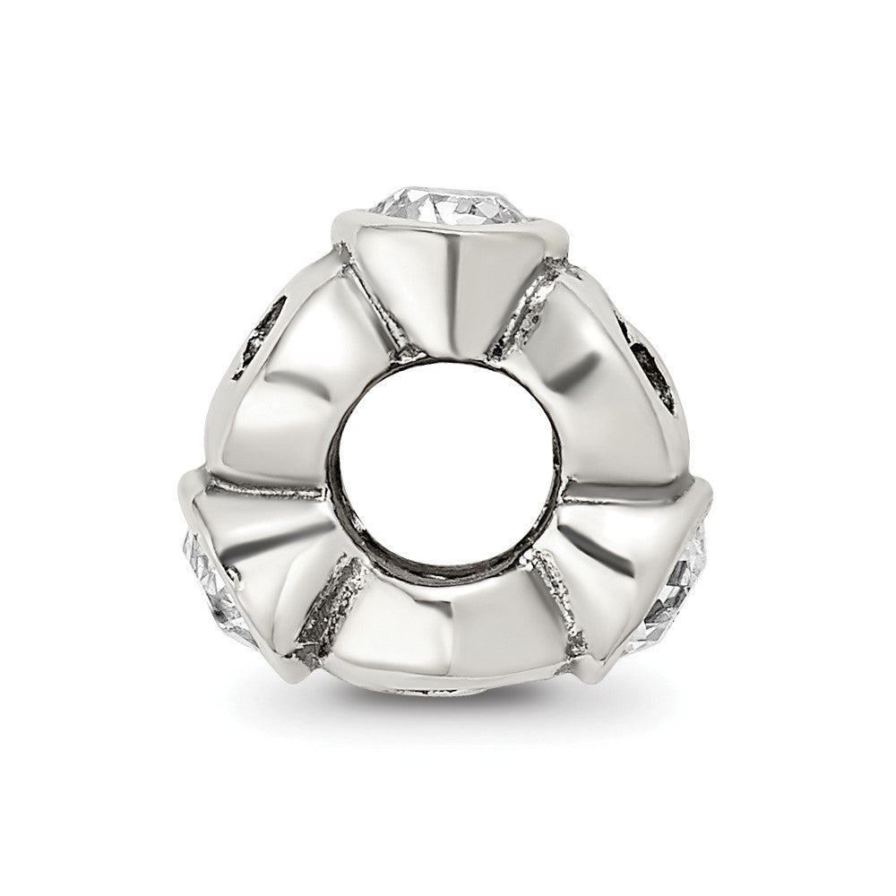 Sterlingsilber Reflections April Preciosa Kristall Geburtsstein Perle