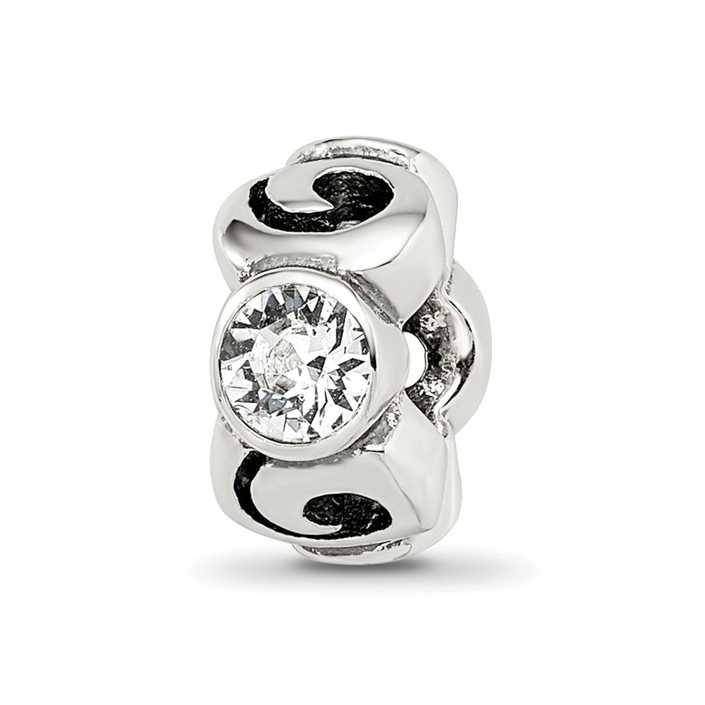 Sterlingsilber Reflections April Preciosa Kristall Geburtsstein Perle