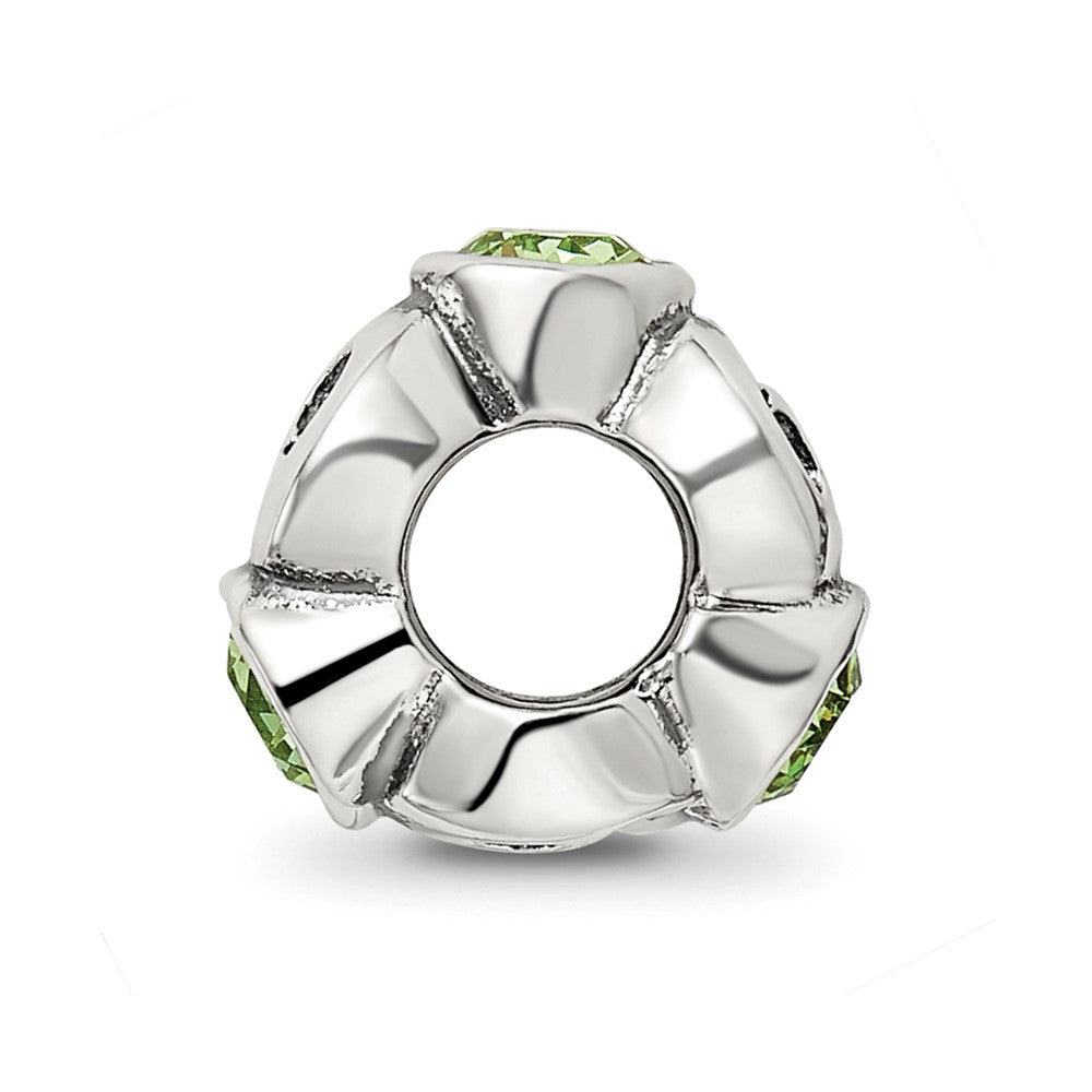 Sterlingsilber Reflections August Grün Preciosa Kristall Geburtsstein Perle