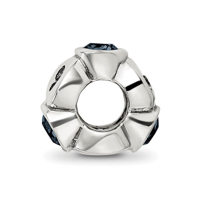Sterlingsilber Reflections December Blau Preciosa Kristall Perle