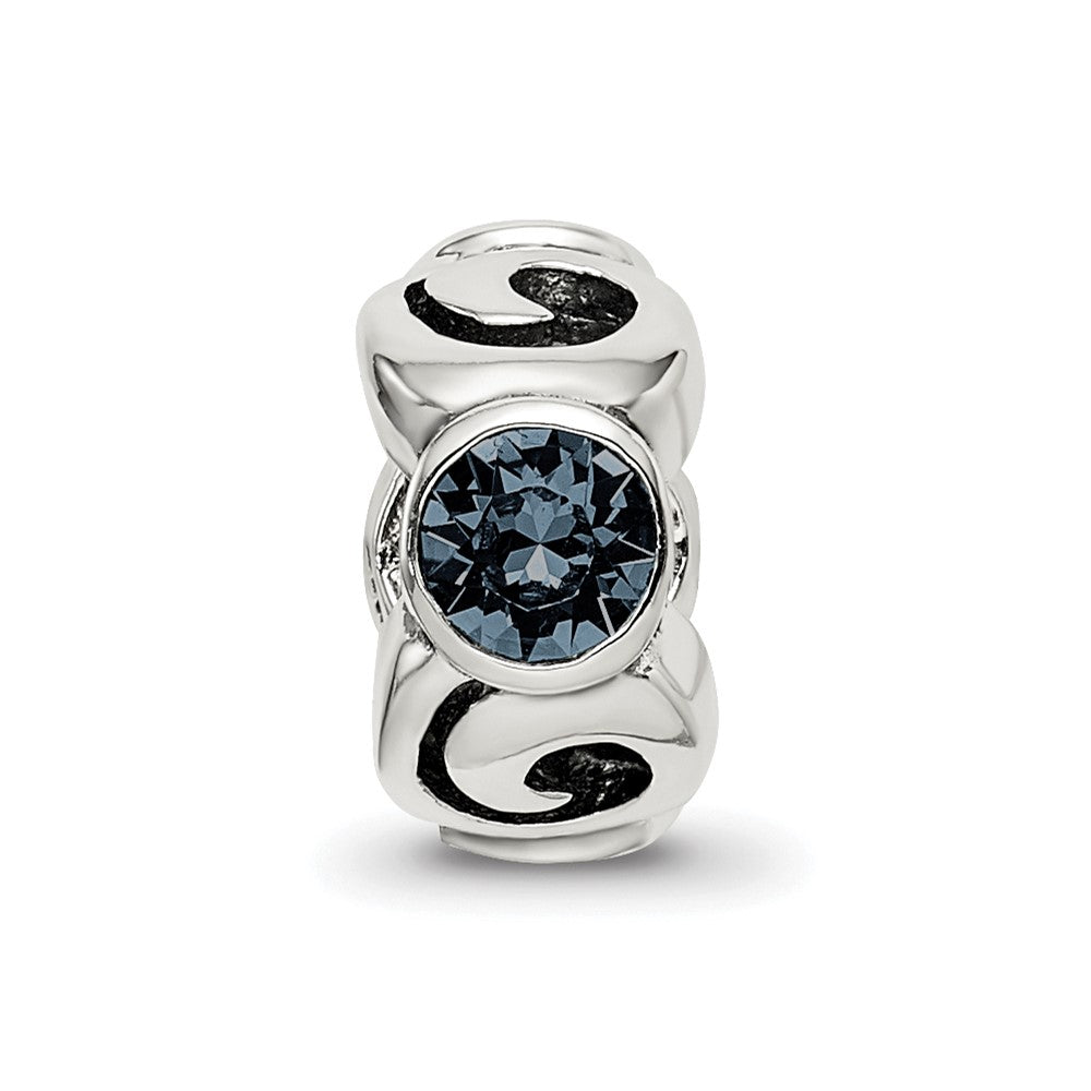 Sterlingsilber Reflections December Blau Preciosa Kristall Perle