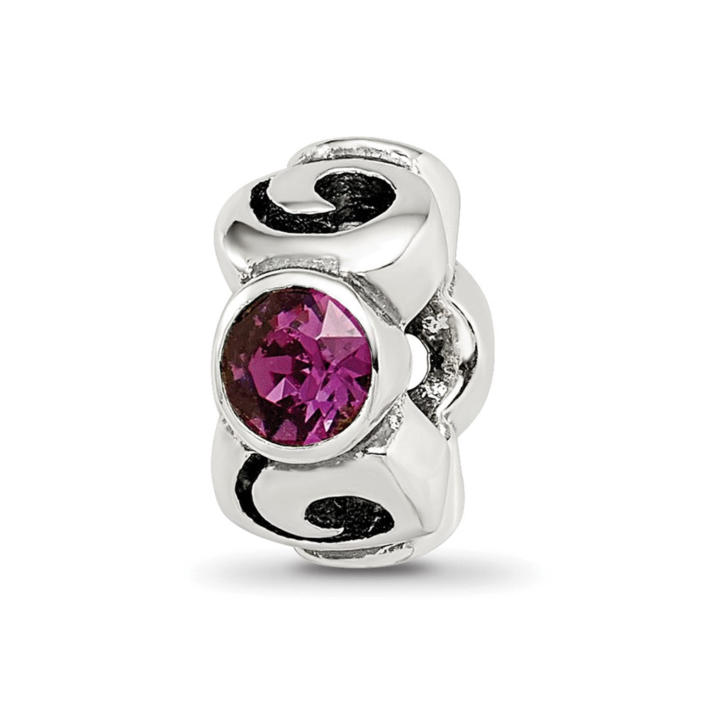 Sterlingsilber Reflections Feb Lila Preciosa Kristall Geburtsstein Perle