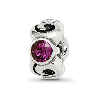 Sterlingsilber Reflections Feb Lila Preciosa Kristall Geburtsstein Perle