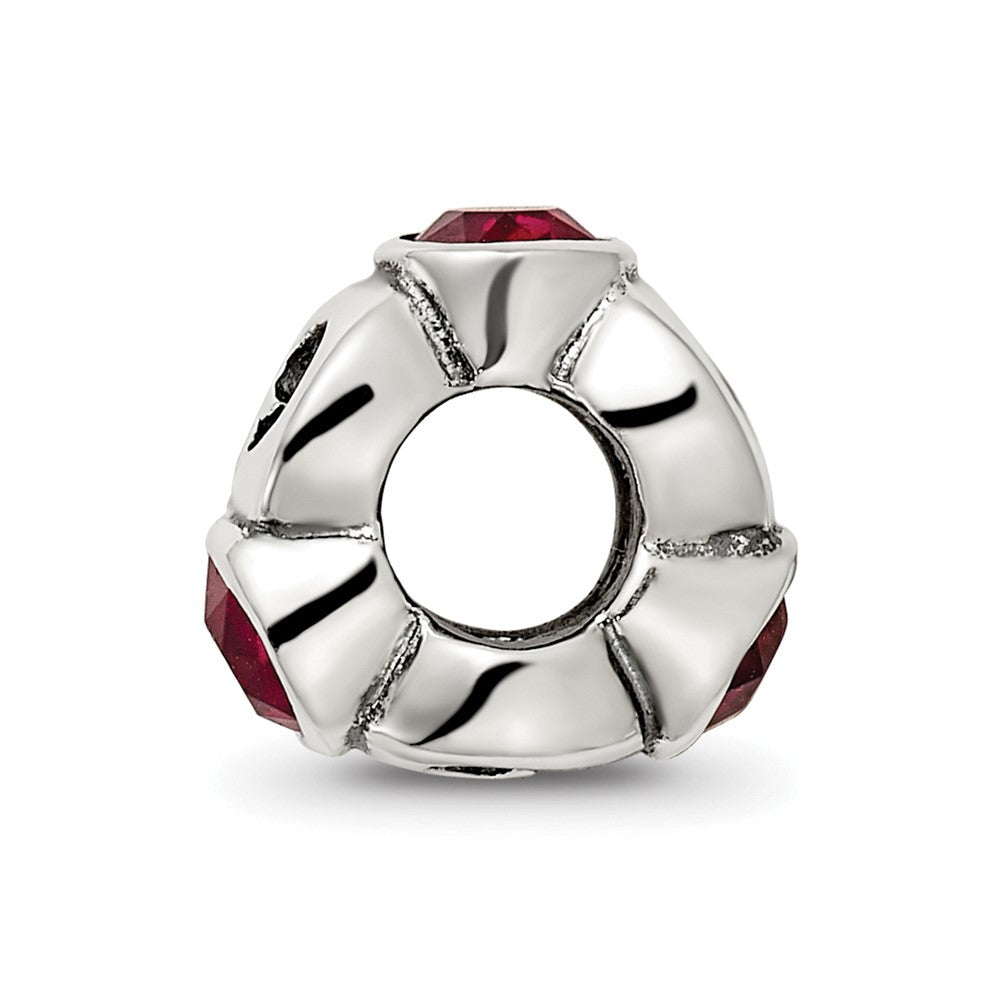 Sterlingsilber Reflections January Rot Preciosa Kristall Geburtsstein Perle