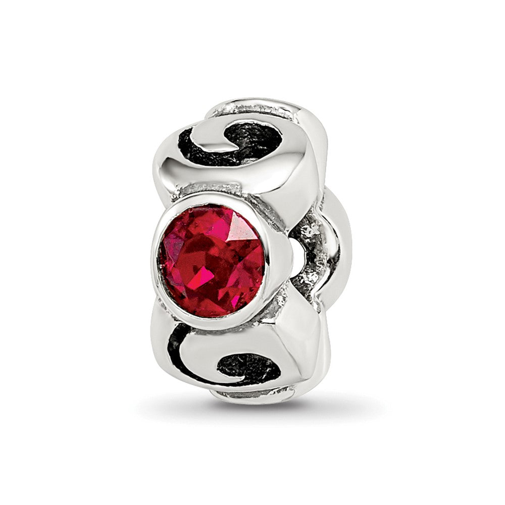 Sterlingsilber Reflections January Rot Preciosa Kristall Geburtsstein Perle