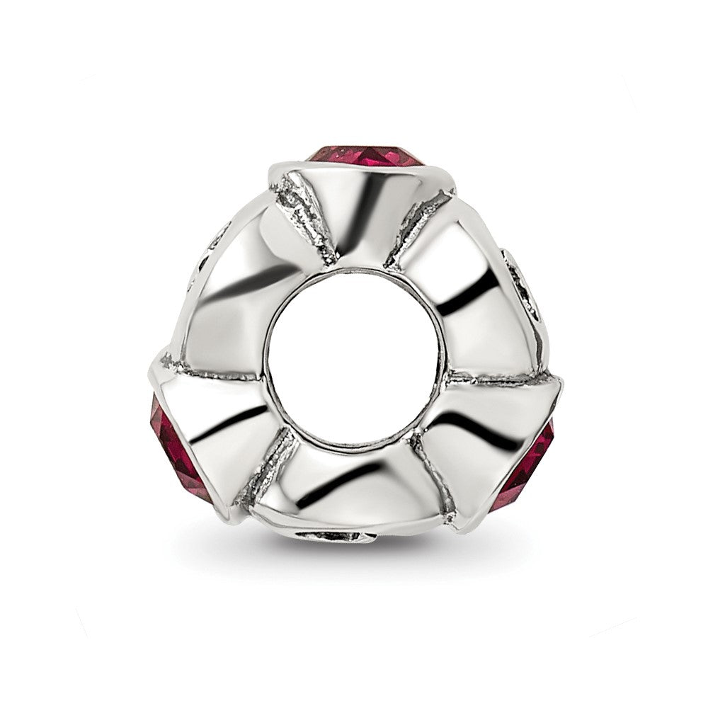 Sterlingsilber Reflections July Rot Preciosa Kristall Geburtsstein Perle