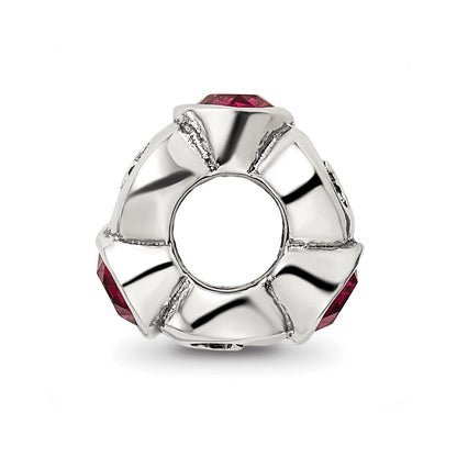 Sterlingsilber Reflections July Rot Preciosa Kristall Geburtsstein Perle