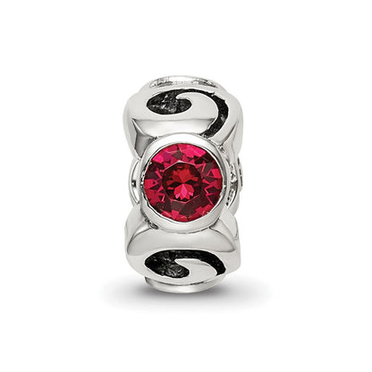 Sterlingsilber Reflections July Rot Preciosa Kristall Geburtsstein Perle