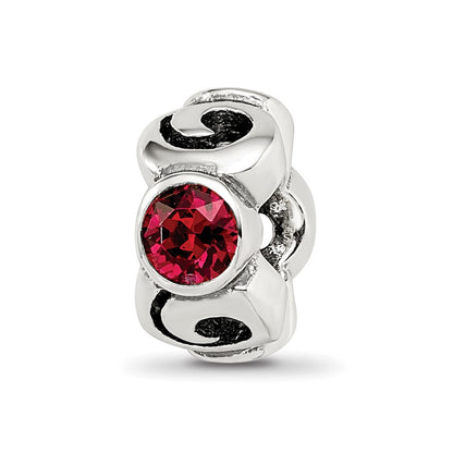 Sterlingsilber Reflections July Rot Preciosa Kristall Geburtsstein Perle