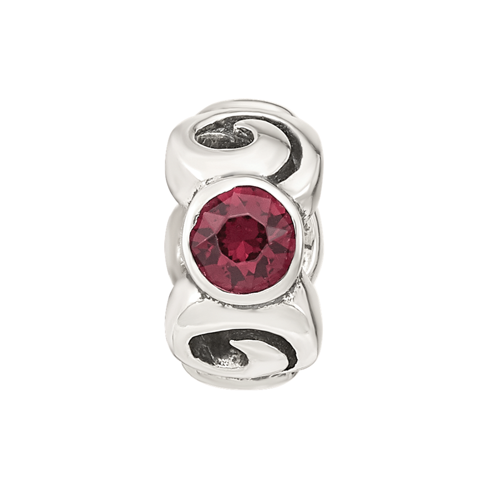 Sterlingsilber Reflections June Rot Preciosa Kristall Geburtsstein Perle
