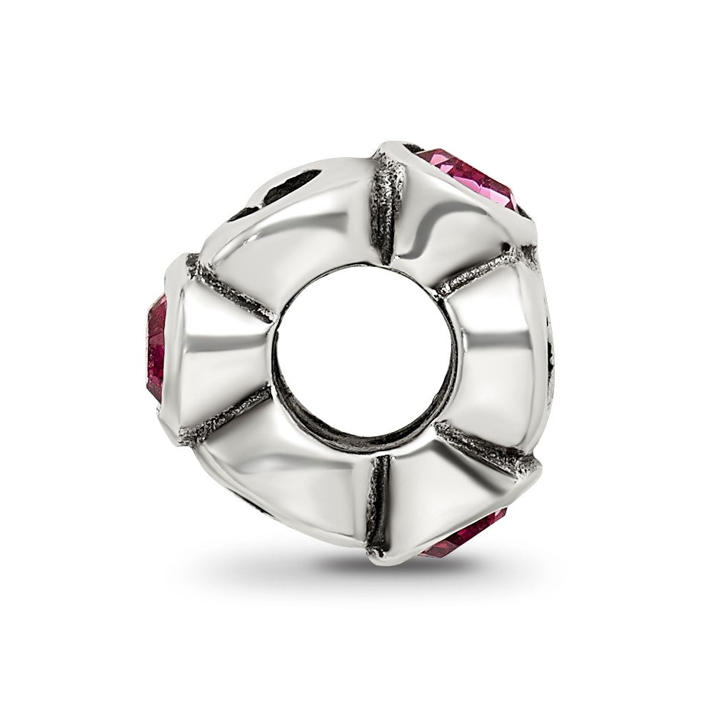 Sterlingsilber Reflections October Rosa Preciosa Kristall Geburtsstein Perle