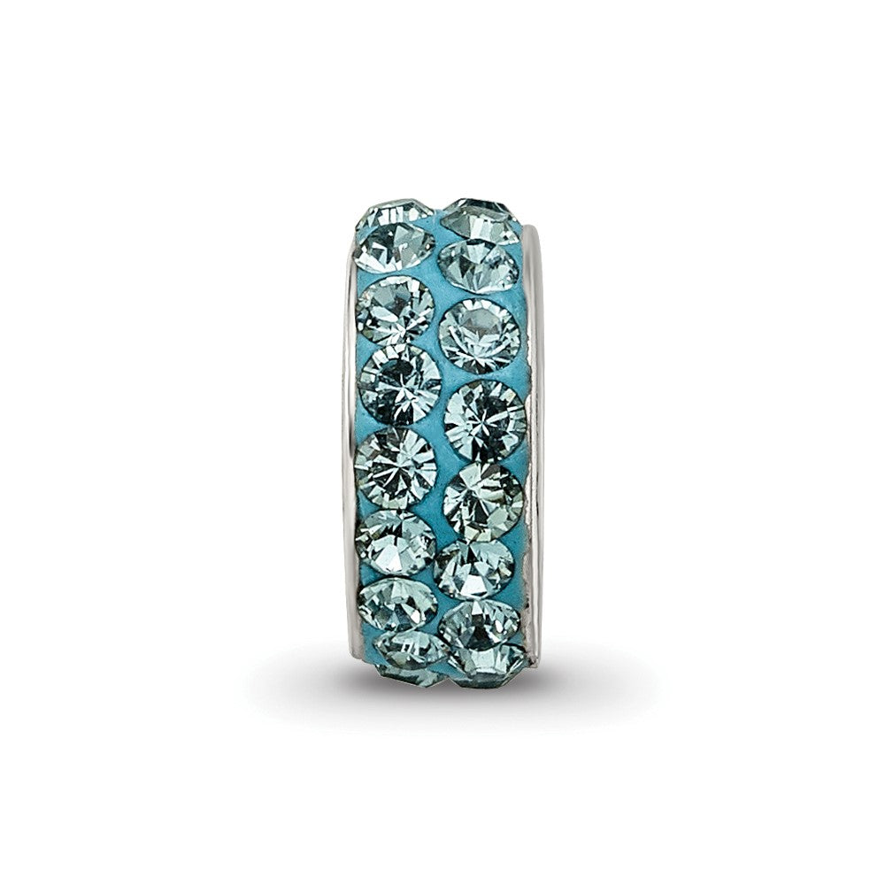 Sterlingsilber Reflections Dec Doppelt Reihe Preciosa Kristall Perle
