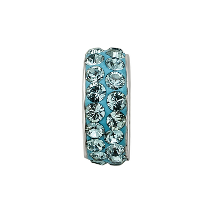 Sterlingsilber Reflections Dec Doppelt Reihe Preciosa Kristall Perle
