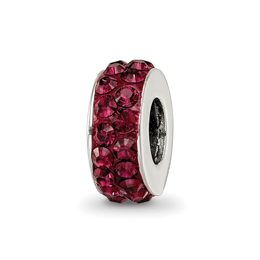 Sterlingsilber Reflections June Doppelt Reihe Rot Preciosa Kristall Perle
