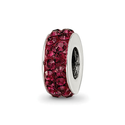 Sterlingsilber Reflections June Doppelt Reihe Rot Preciosa Kristall Perle