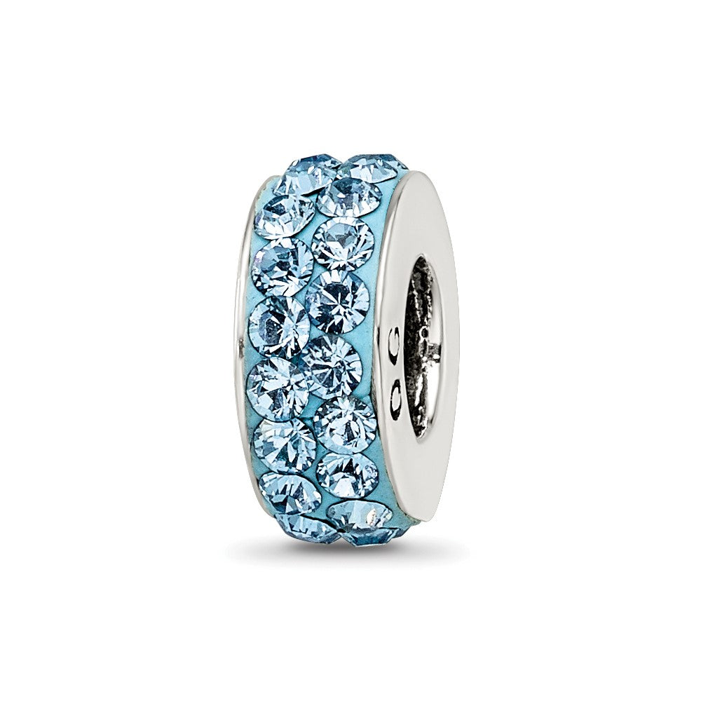 Sterlingsilber Reflections March Doppelt Reihe Preciosa Kristall Perle