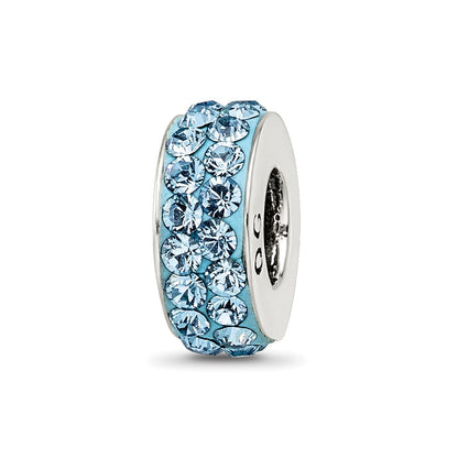 Sterlingsilber Reflections March Doppelt Reihe Preciosa Kristall Perle