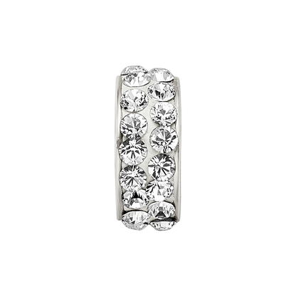 Sterlingsilber Reflections April Doppelt Reihe Preciosa Kristall Perle