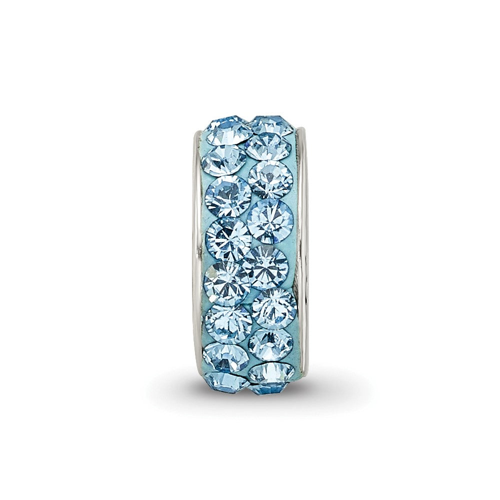 Sterlingsilber Reflections March Doppelt Reihe Preciosa Kristall Perle