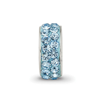 Sterlingsilber Reflections March Doppelt Reihe Preciosa Kristall Perle