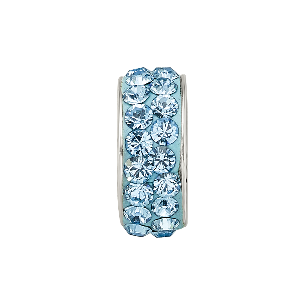 Sterlingsilber Reflections March Doppelt Reihe Preciosa Kristall Perle