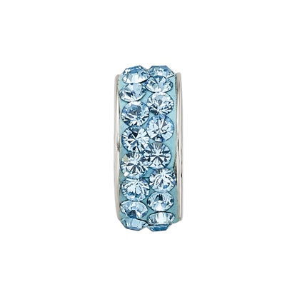 Sterlingsilber Reflections March Doppelt Reihe Preciosa Kristall Perle