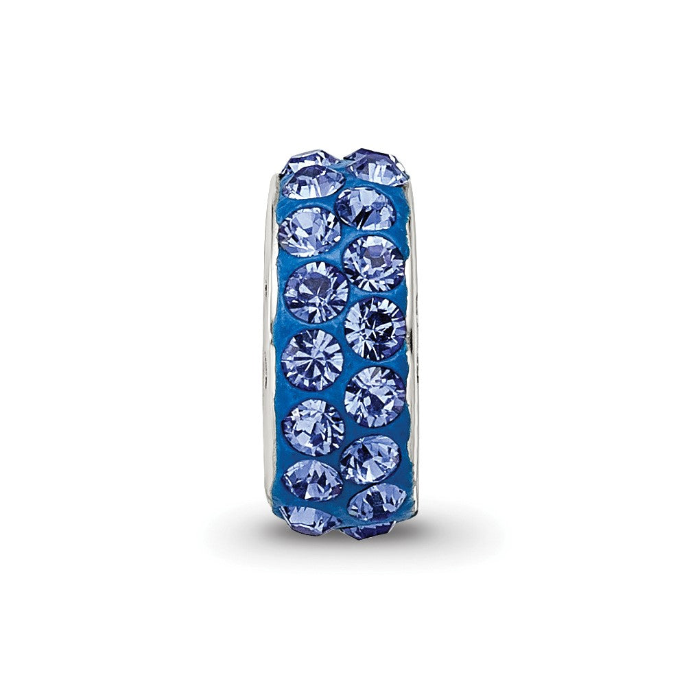 Sterlingsilber Reflections Sept Doppelt Reihe Preciosa Kristall Perle