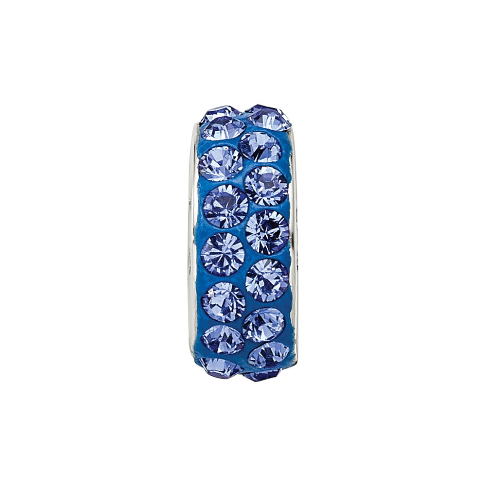 Sterlingsilber Reflections Sept Doppelt Reihe Preciosa Kristall Perle