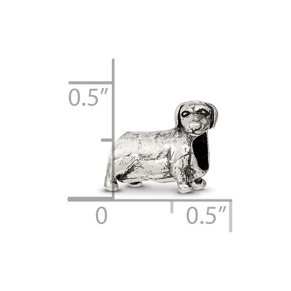 Sterlingsilber Reflections Dachshound Perle