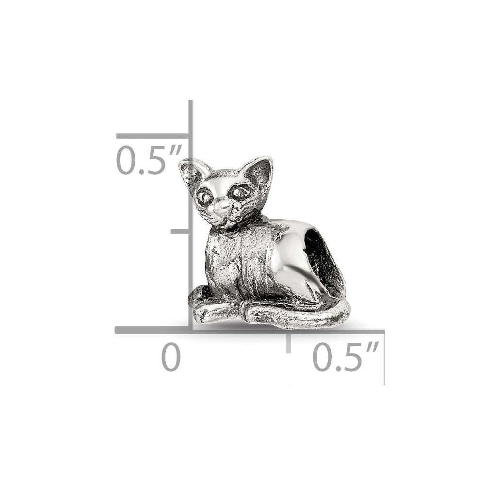 Sterlingsilber Reflections Sphinx Katze Perle