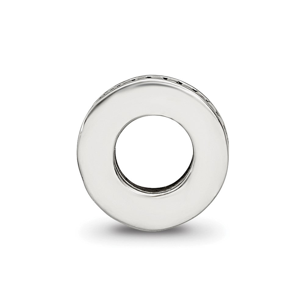Sterlingsilber Reflections Notched Spacer Perle