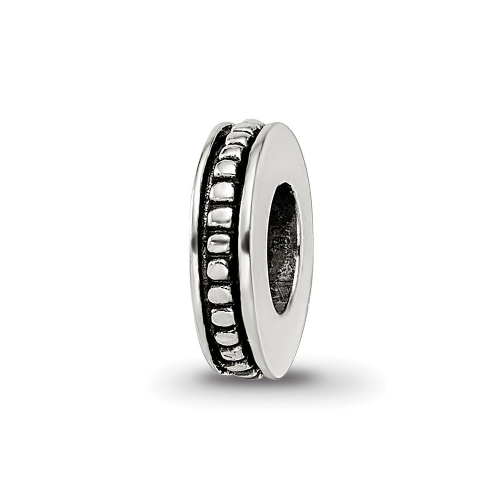 Sterlingsilber Reflections Notched Spacer Perle