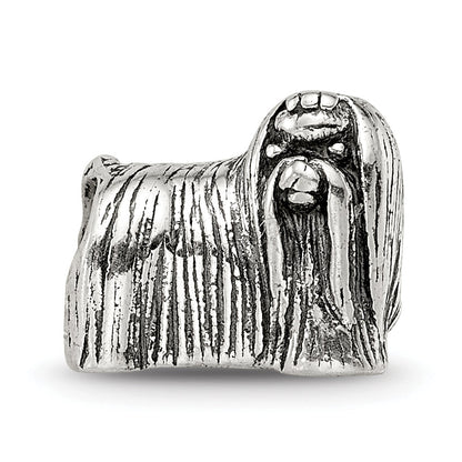 Sterlingsilber Reflections Maltese Hund Perle