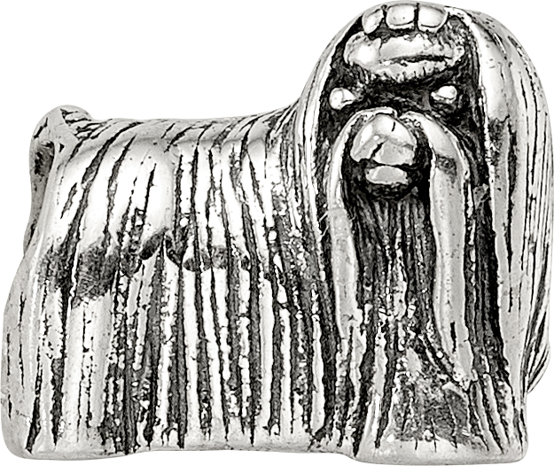 Sterlingsilber Reflections Maltese Hund Perle