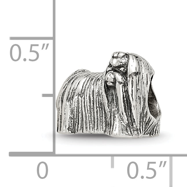 Sterlingsilber Reflections Maltese Hund Perle
