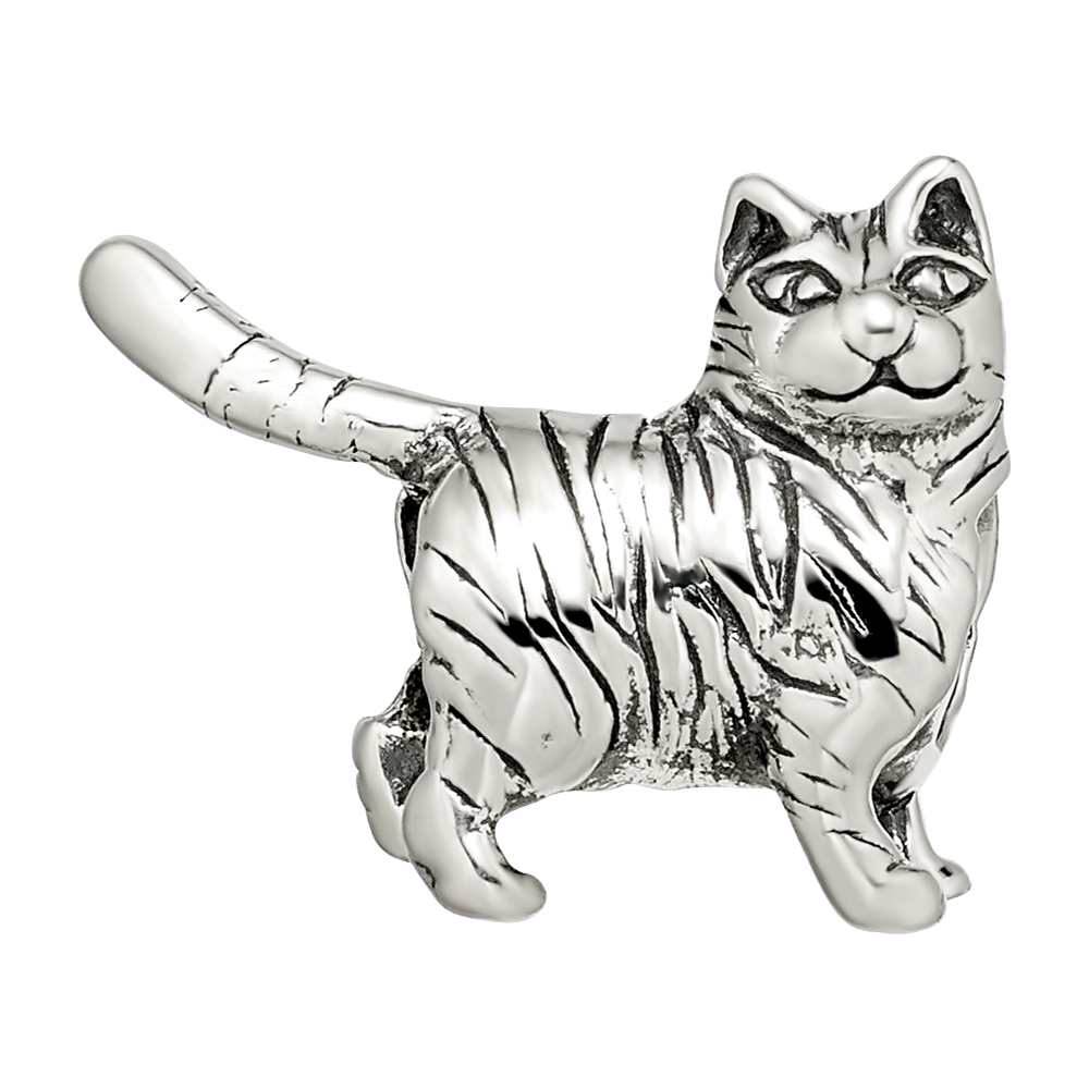 Sterlingsilber Reflections American Shorthair Katze Perle