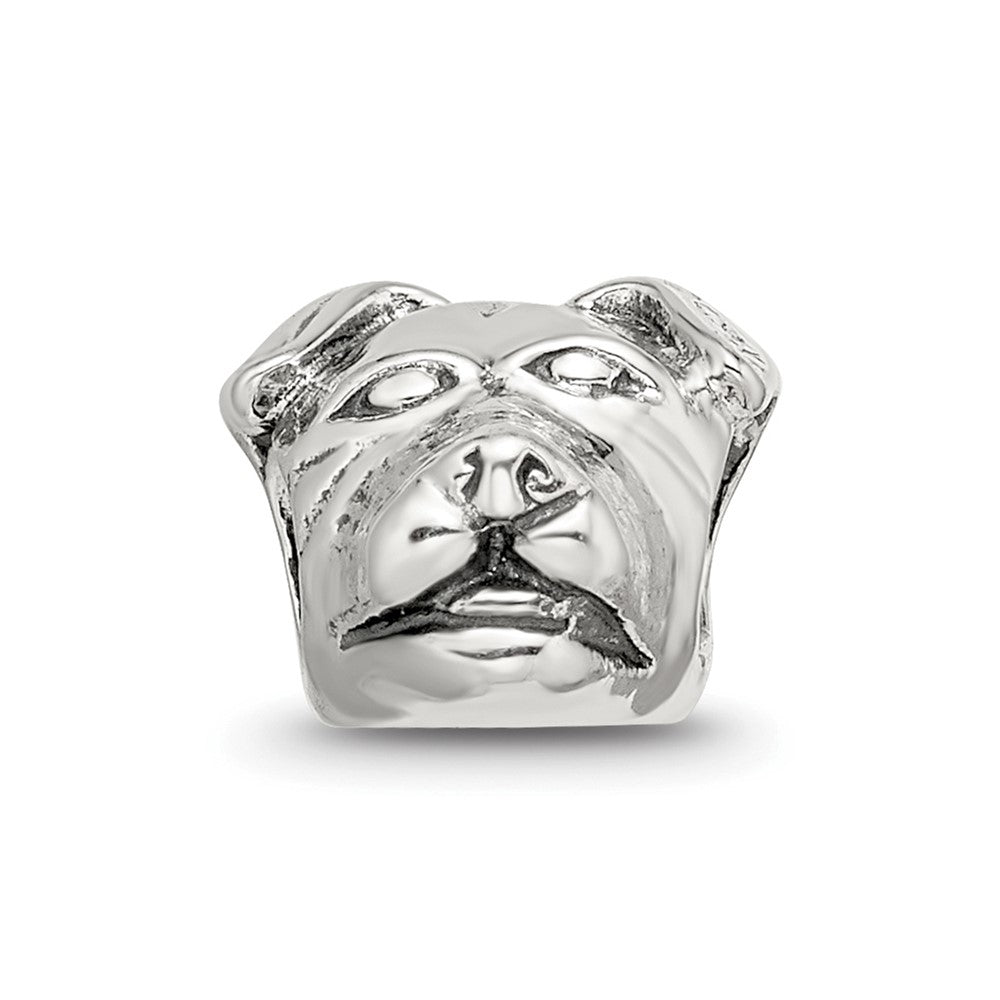 Sterlingsilber Reflections Rottweiler Kopf Perle