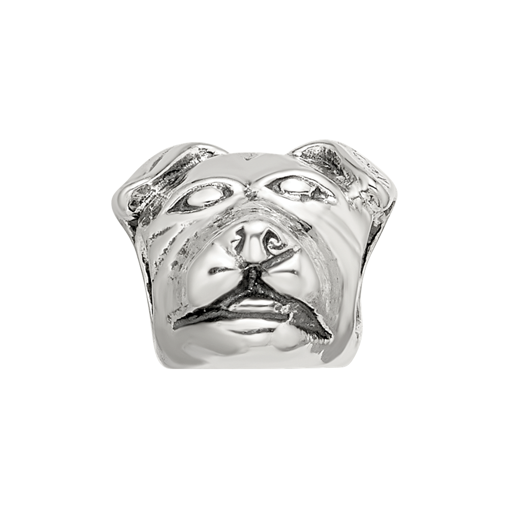 Sterlingsilber Reflections Rottweiler Kopf Perle
