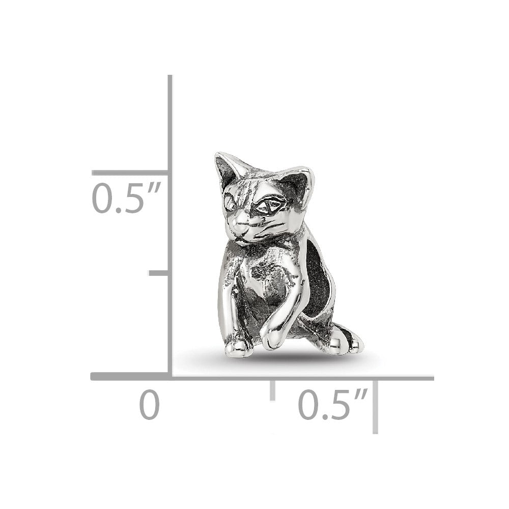 Sterlingsilber Reflections Abyssinian Katze Perle